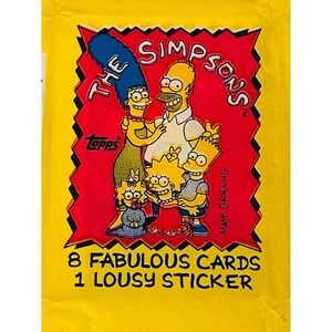 NEW - 1990 The Simpsons Topps Trading Cards - Complete Set